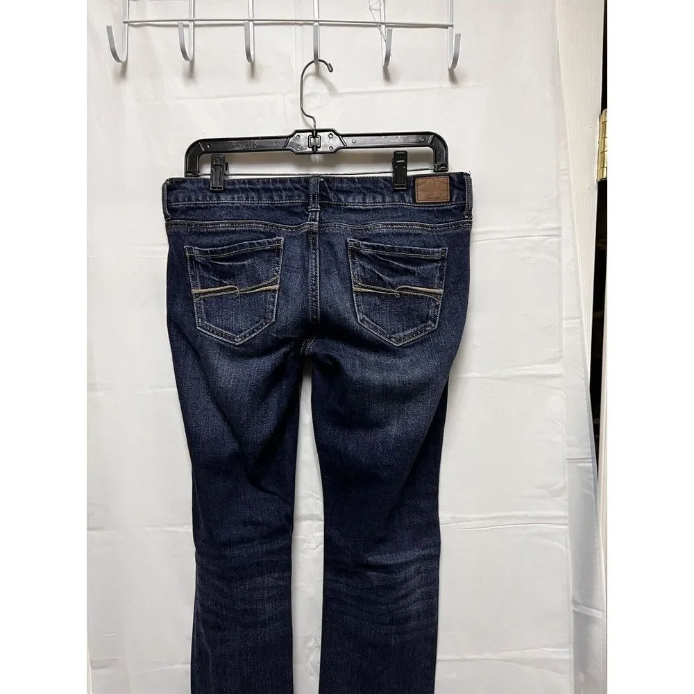 Forever 21 Jeans Womens Size 28 Blue Skinny Leg Stretch Dark Wash Mid Rise BQL-C